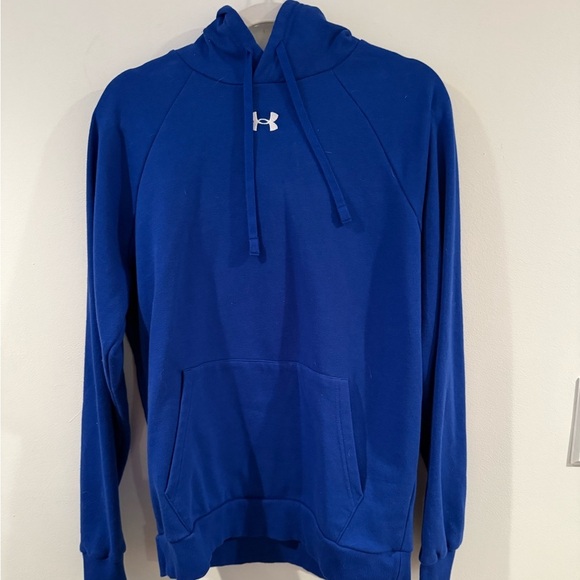 Under Armour Royal Blue Men’s Pullover Hoodie Sweatshirt. Size Medium. - Picture 2 of 4
